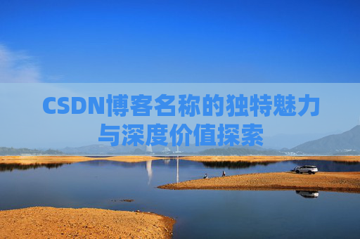 CSDN博客名称的独特魅力与深度价值探索